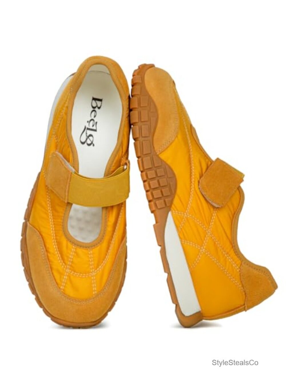 Mary Jane Sneakers Women Casual Comfortable Walking Shoes with Memory Foam